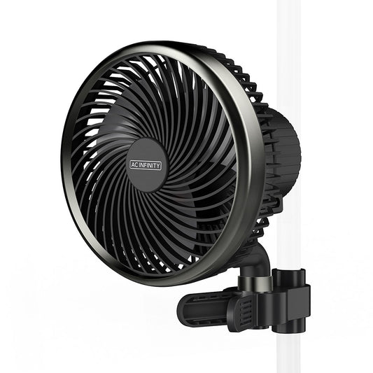AC Infinity CLOUDRAY S6 – Grow Tent Clip-Ventilator 150 mm mit 10 Geschwindigkeiten, EC-Motor, Auto-Oszillation