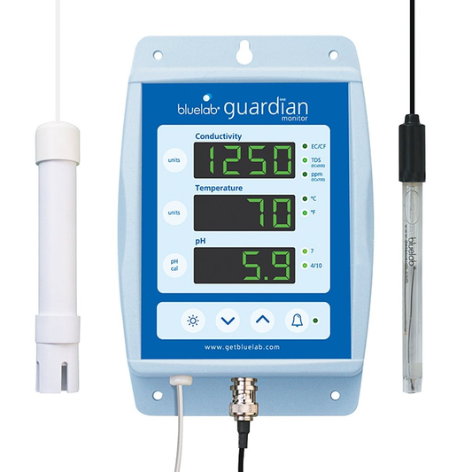 Bluelab Guardian Monitor WiFi – Kontinuierliche pH-, EC- und Temperaturmessung mit Online-Einblick
