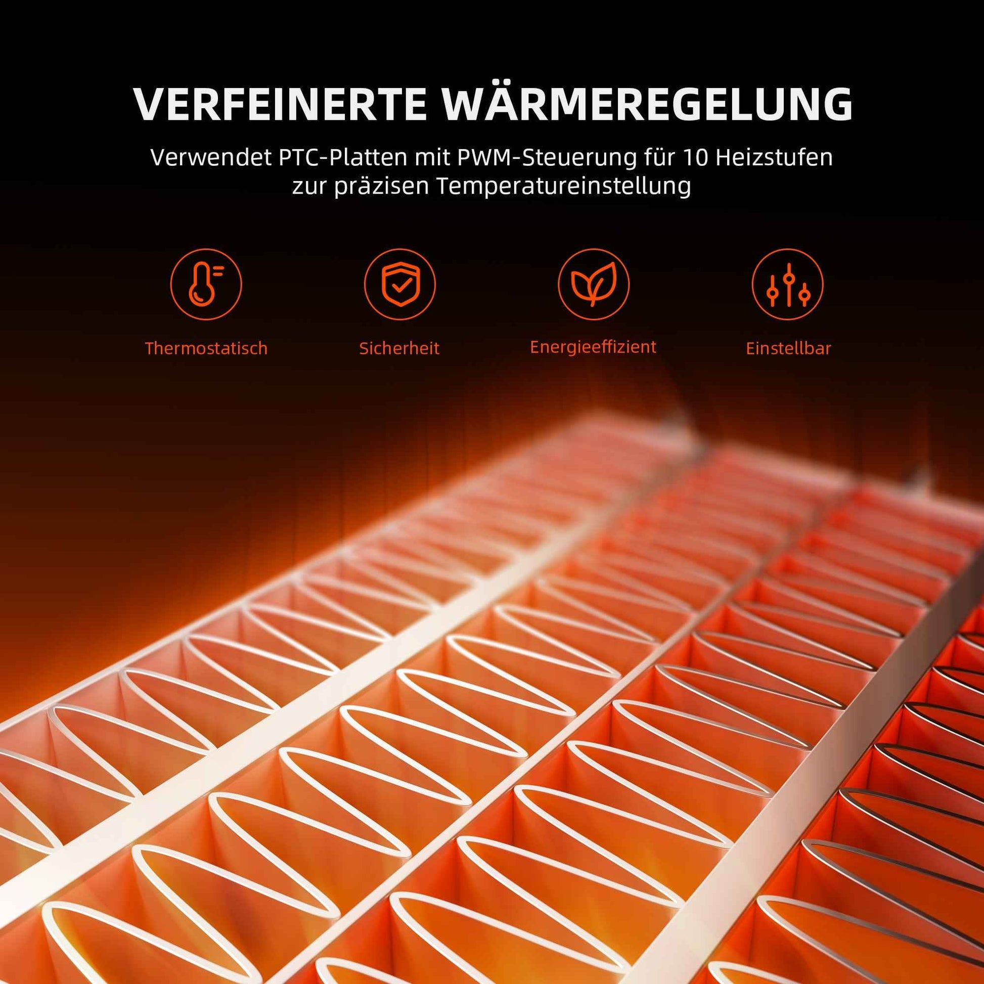 Spider Farmer 540W Kweektent Heater – Smart PTC Verwarming met 24H Timer, Dag/Nacht Modus & GGS App-Controle