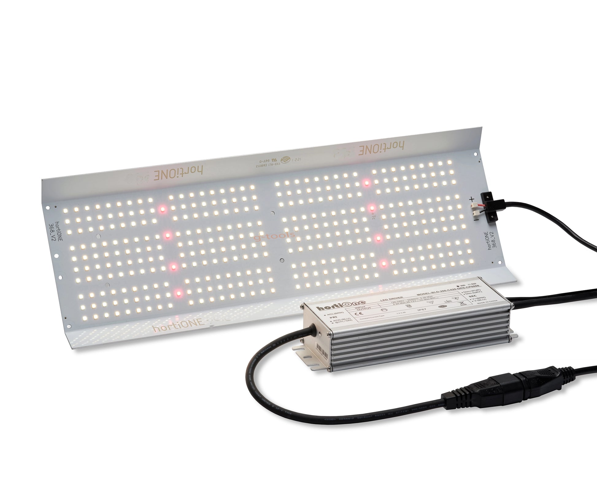 gtools bonanza clima kweekapparatuur 0,35m2 + hortione 420 150w dimbare led grow light pflanzenzelt