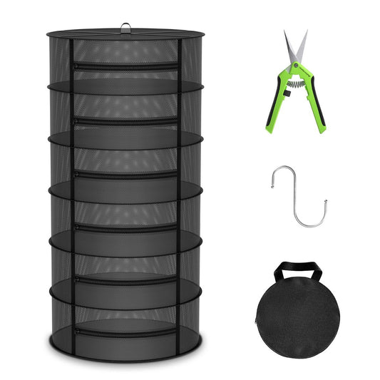 Mars Hydro kruiden droognet 6 lagen | Foldable Herb Drying Rack | Pflanzen Trockenregal hängend