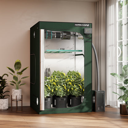 Mars Hydro 120×120×200 cm indoor kweektent met Mylar | Mars Hydro 120×120×200 cm indoor grow tent with Mylar | Mars Hydro 120×120×200 cm Indoor-Growzelt mit Mylar