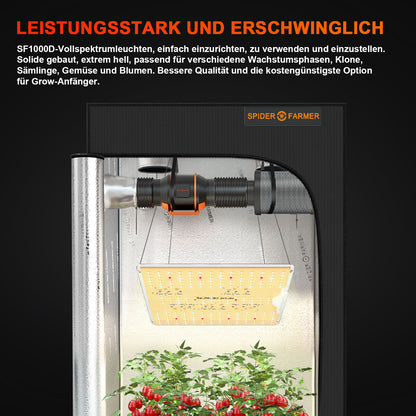 sf1000d 2.5 umol j kweeklamp | sf1000d 2.5 umol j grow light | sf1000d 2.5 umol j pflanzenlicht