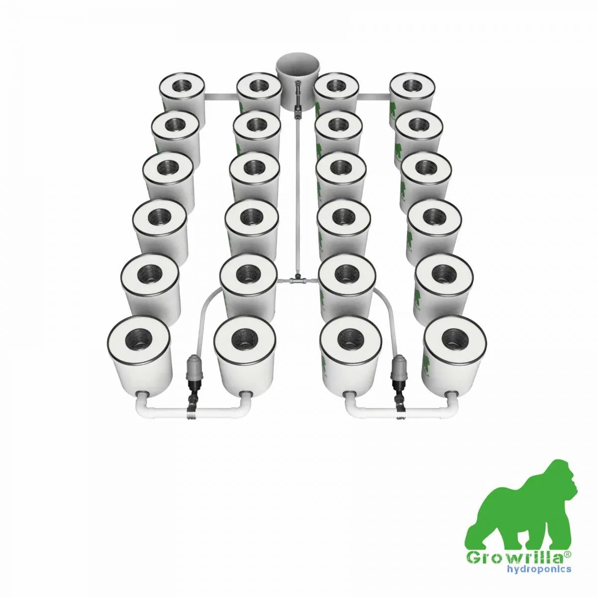 Growrilla RDWC PRO Hydroponic System – 24 Buckets top